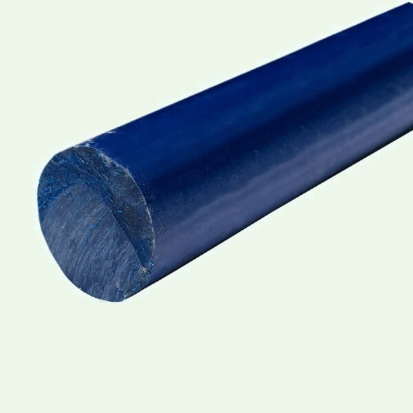 Капролон синий стержень Ф 60 мм (~1000 мм, ~3,5 кг) MC 901 BLUE Китай (шт)